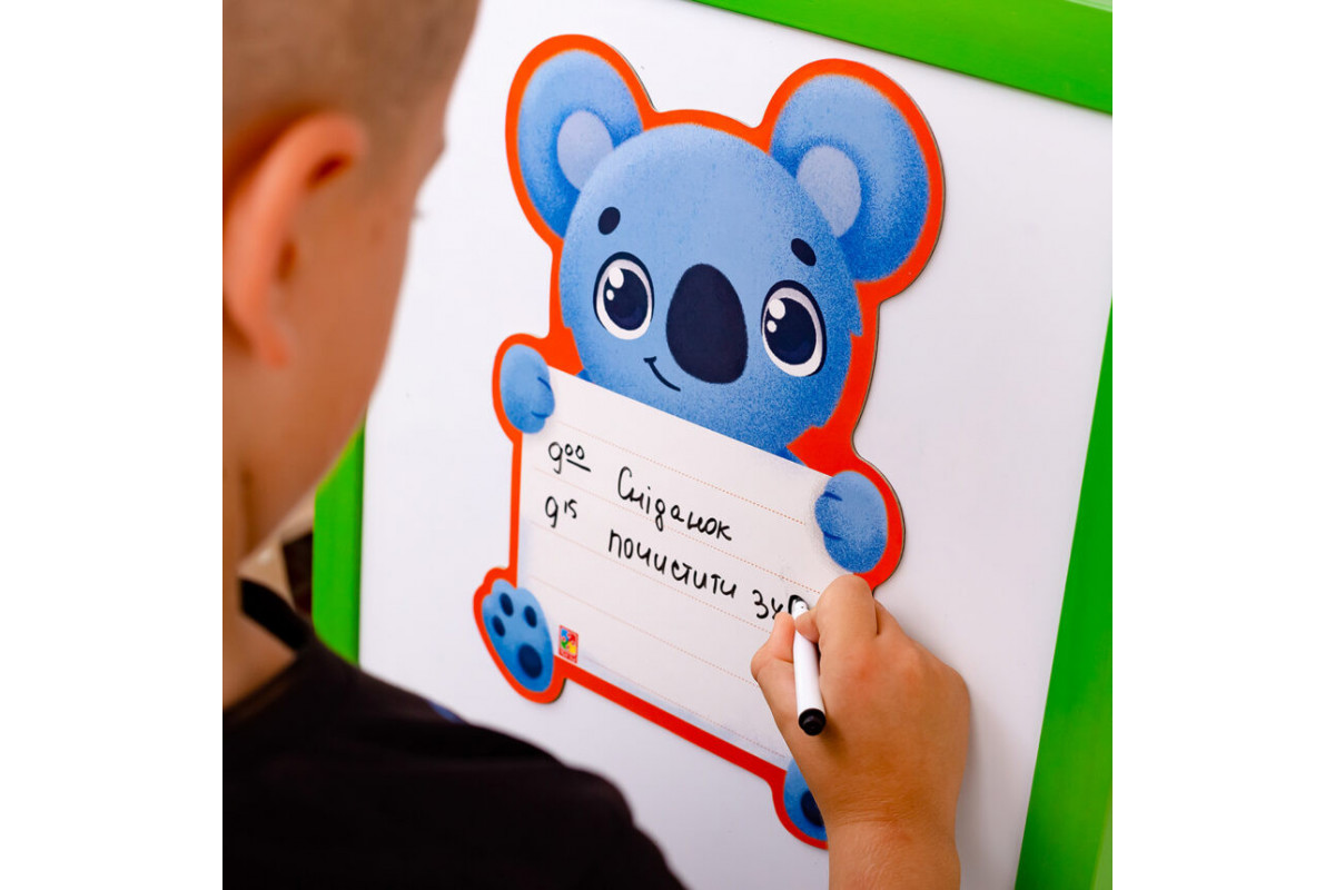 Магнитная доска "Коала" с маркером Vladi Toys VT3601-23 (укр.)