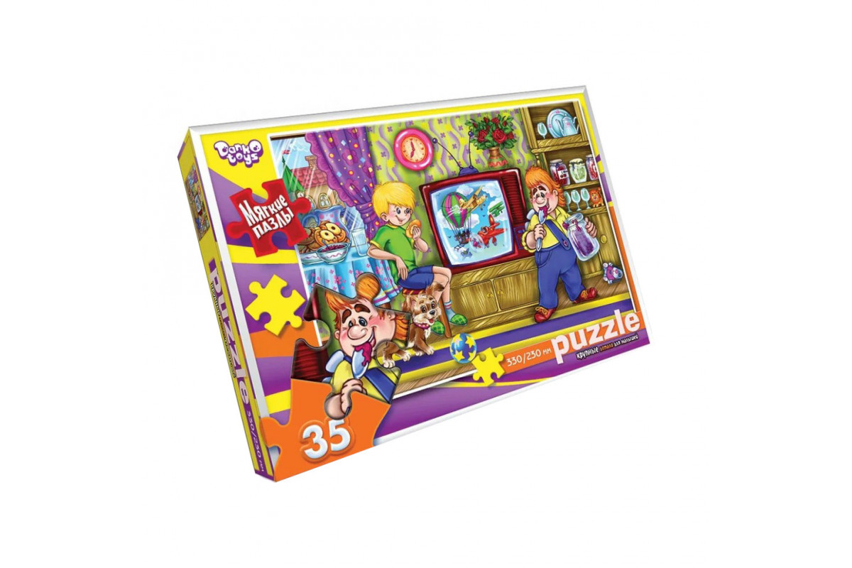 Мягкие пазлы "Карлсон" S35-10-02, 35 элементов