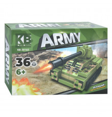 Детский конструктор "Военная техника" KB 2016B 36 деталей