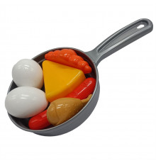 Игровой набор Продукты 9048TXK, со сковородкой Grey