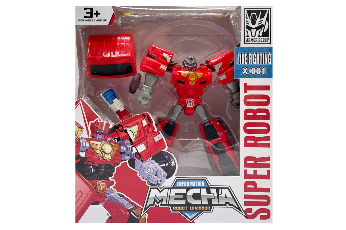 Ігровий набір з роботом-трансформером KKR-13 з безпечних матеріалів Вид 1