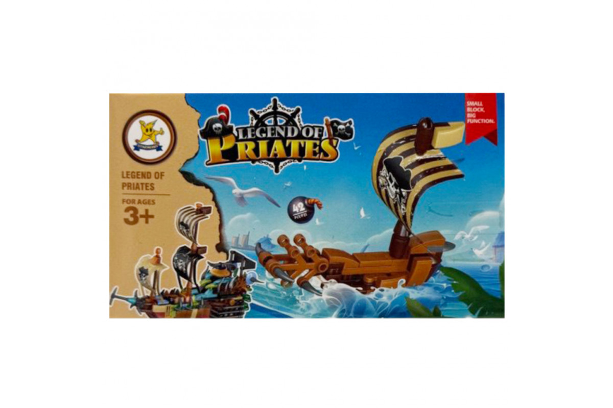 Конструктор детский "Legend of Priates" SM194B-3, 42 детали