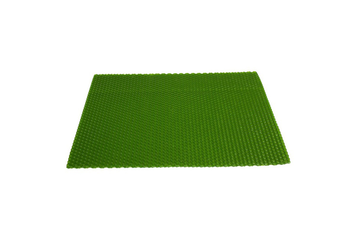 Вощина для производства свечей #7-зелений 410 х 260 мм