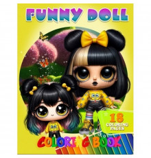 Раскраска для детей Funny Doll А05122405 формат А4