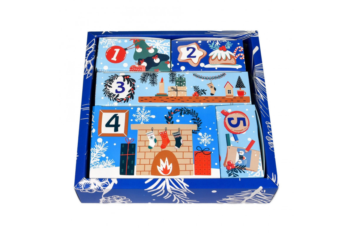 Детский набор для творчества раскраска гипсовой фигурки "Адвент календарь" 31047