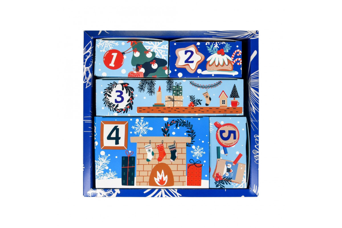 Детский набор для творчества раскраска гипсовой фигурки "Адвент календарь" 31047