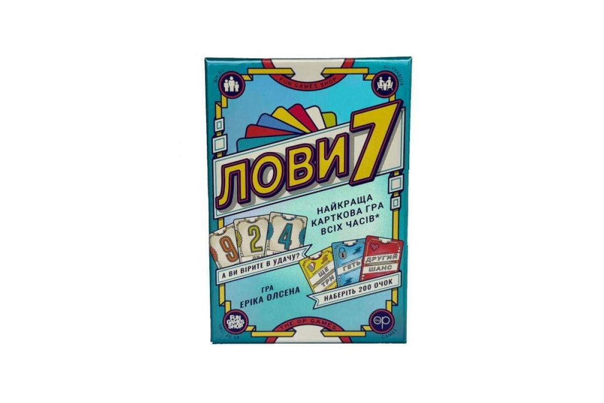 Настільна карткова гра "Лови7" FGS76, 79 карт чисел