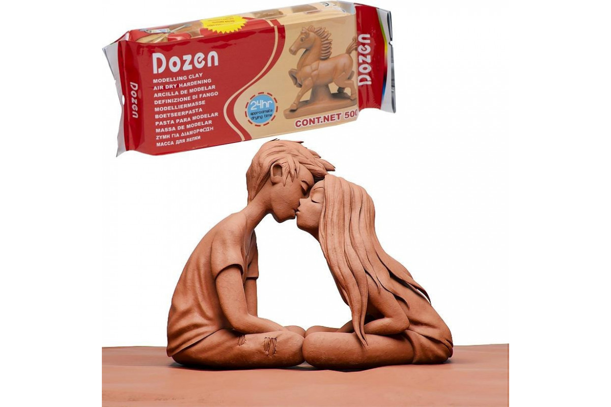 Пластилин скульптурный В500 терракотовый 500 г