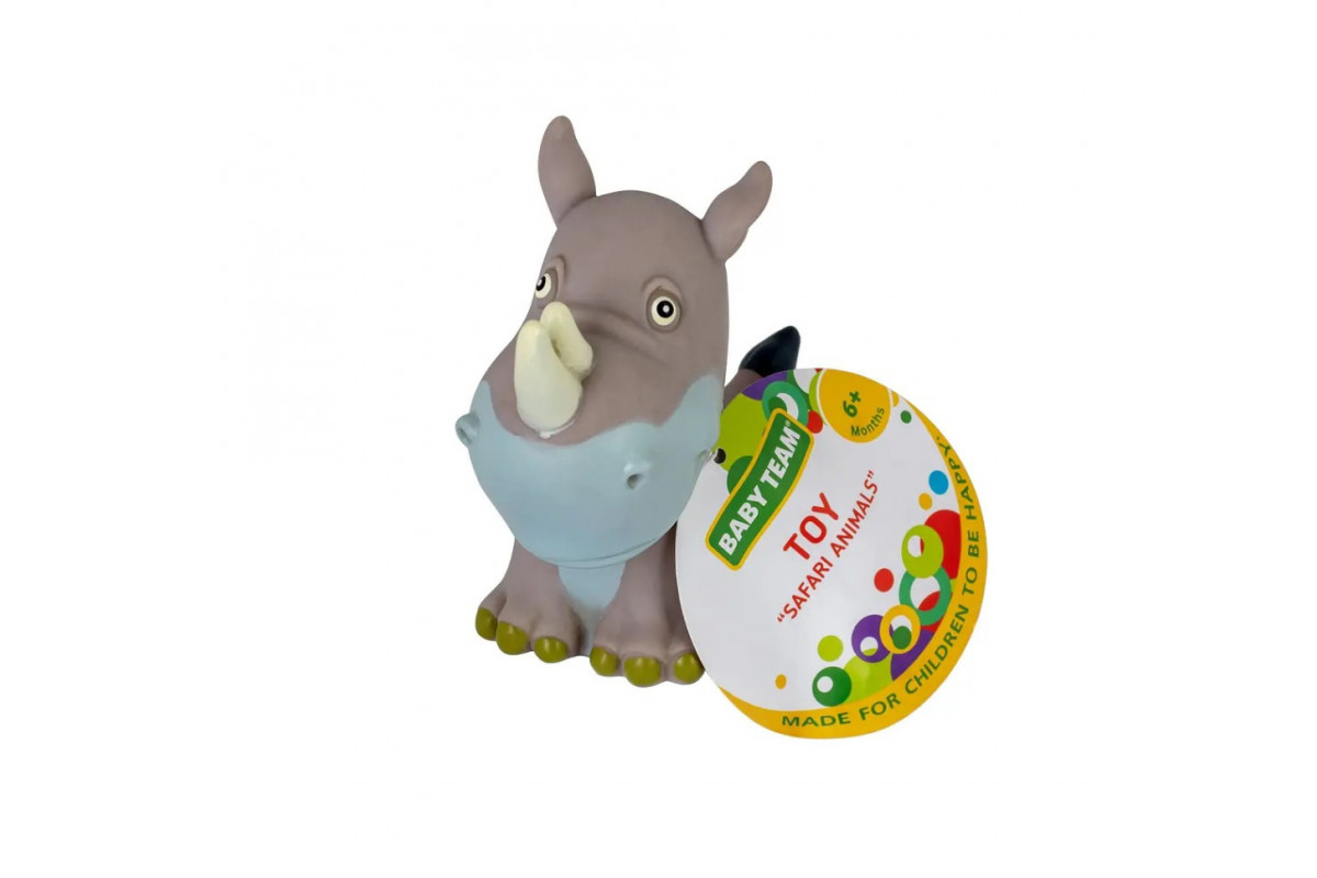 Детская игрушка для купания "Брызгающие животные сафари носорог" 8752_носоріг