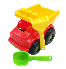 Детский песочный набор "Самосвал Тотоша №1" 0169 Красно-желтый