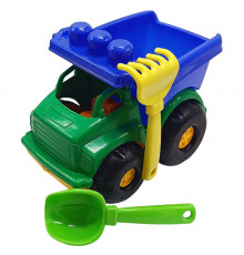 Детский песочный набор "Самосвал Тотоша №1" 0169 Зелено-синий