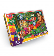 Мягкие пазлы "Маша и медведь" S35-10-05, 35 элементов