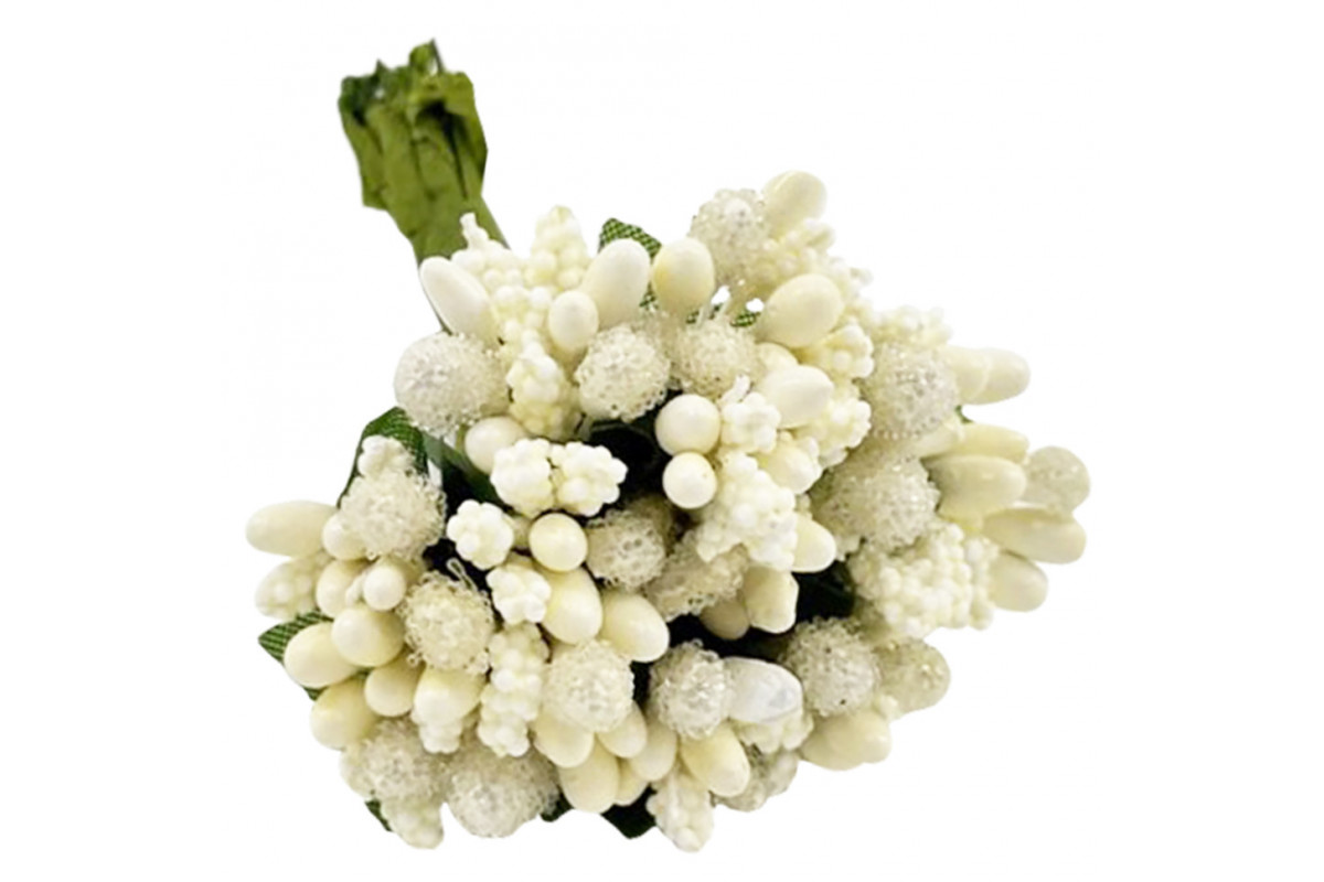 Декоративні тичинки для творчості KV-715-2 пучок 12 штук