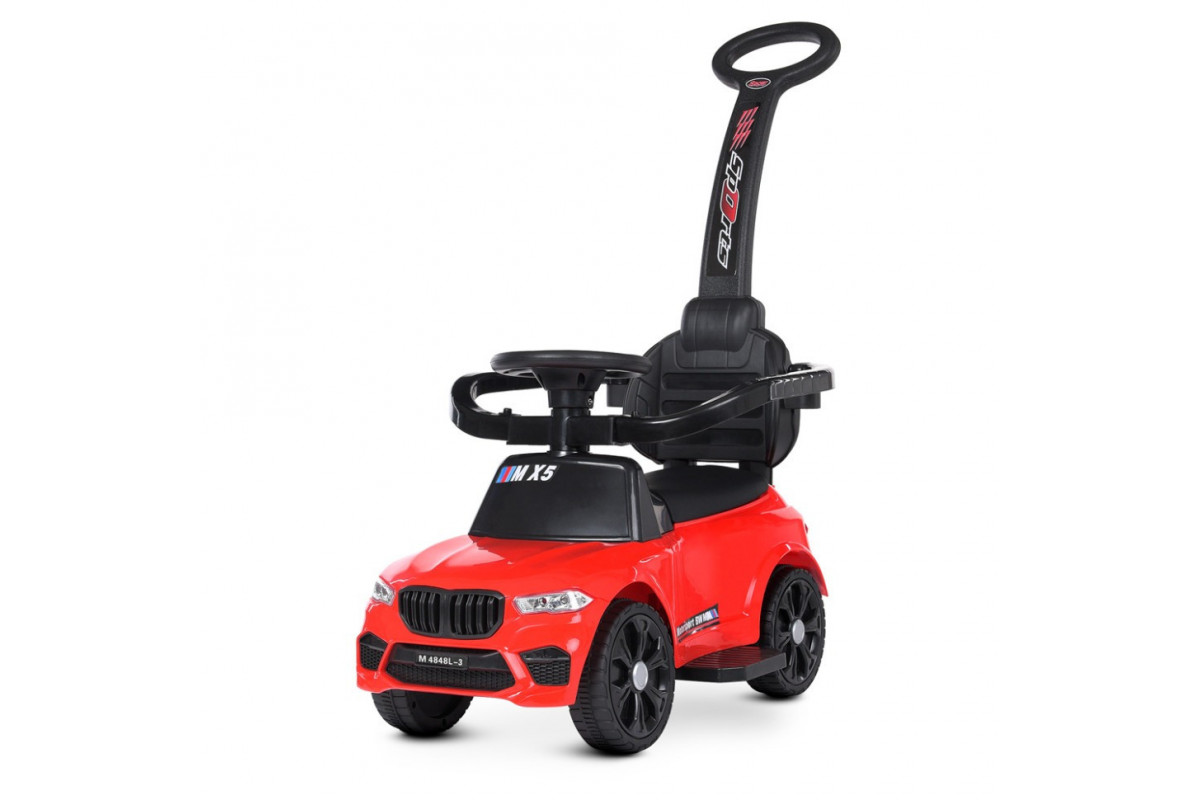 Каталка-толокар M 4848L-3 с родительской ручкой