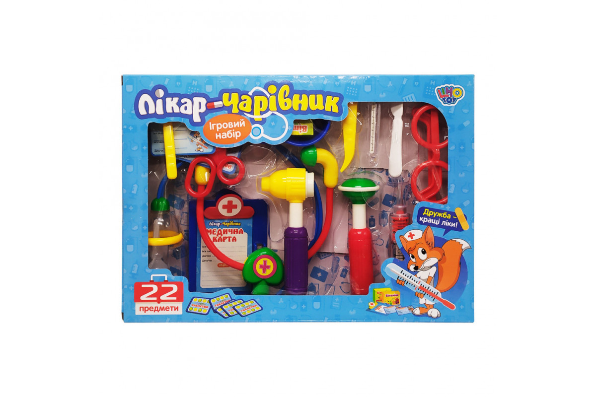 Игровой набор Доктор-волшебник Limo Toy M 0462, 22 предмета A