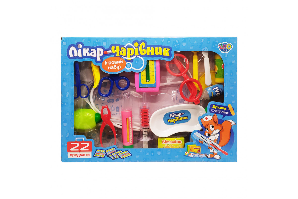 Игровой набор Доктор-волшебник Limo Toy M 0462, 22 предмета C