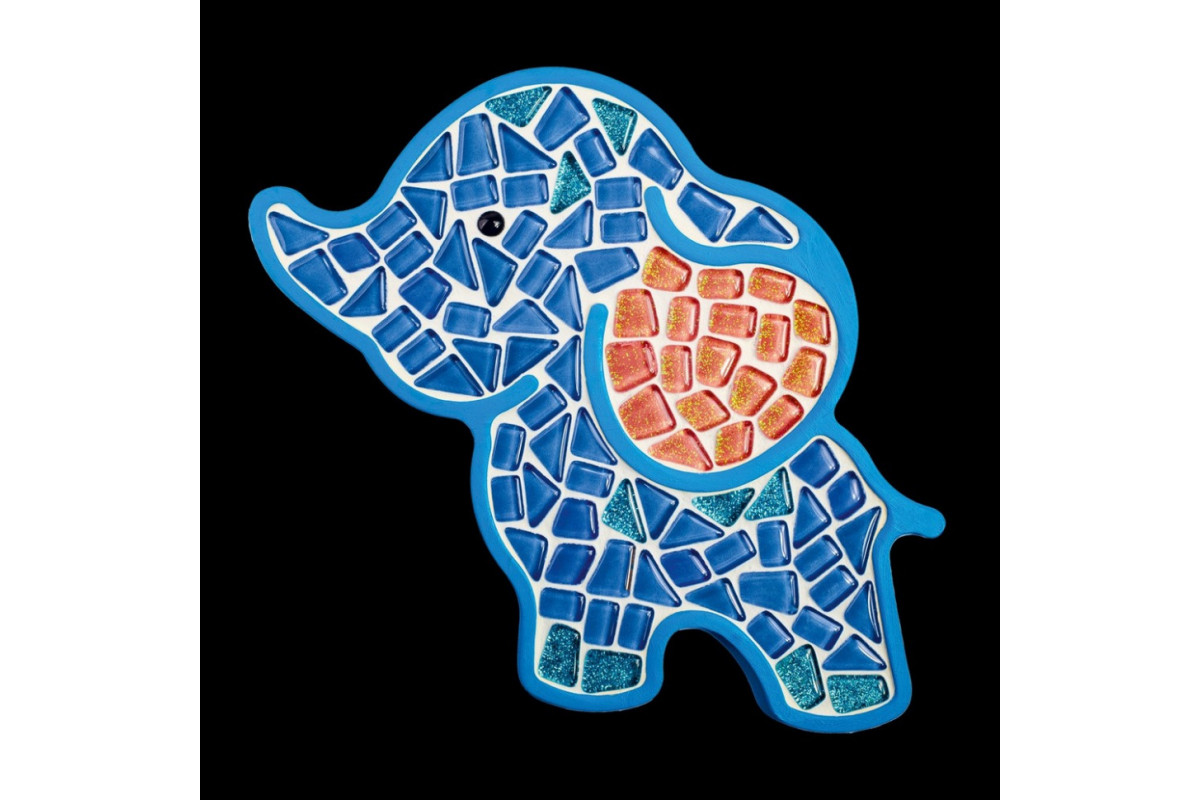 Детский набор для творчества хрустальная мозаика "Слоник" МА7000