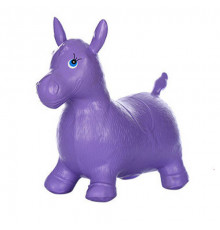 Детский прыгун-лошадка MS0737 резиновый Фиолетовый