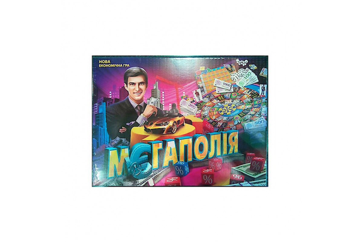 Настольная экономическая игра "Мегаполия" DTG6U украинский язык, от 2 до 4 игроков