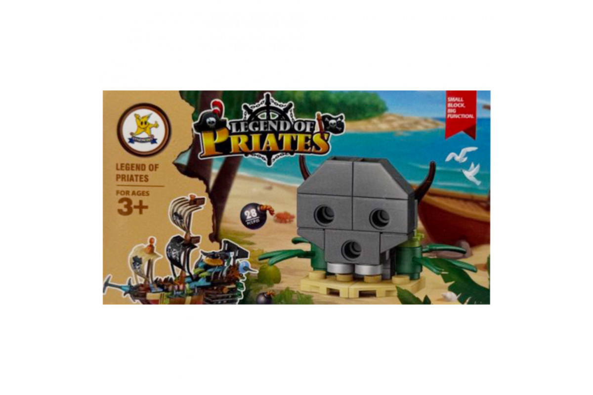 Конструктор детский "Legend of Priates" SM194B-4, 28 деталей