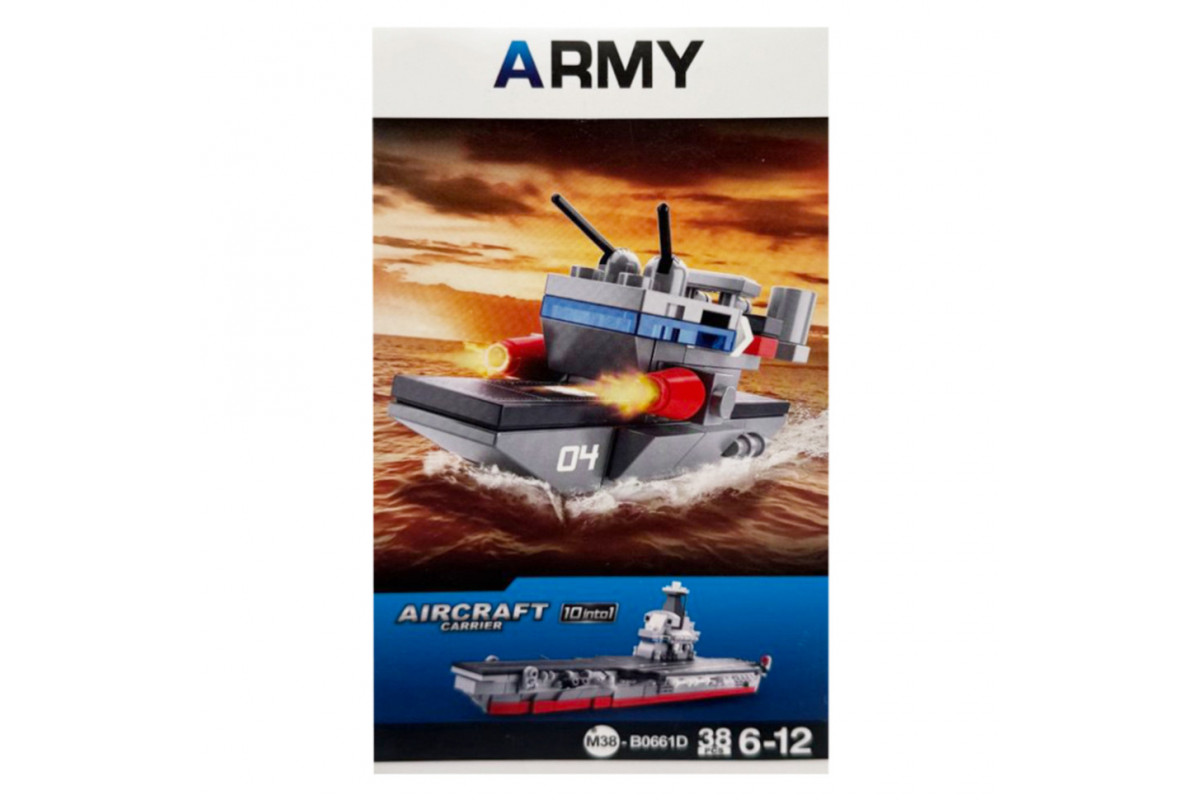 Детский конструктор "Aircraft carrier" M38-B0661-4, 38 деталей