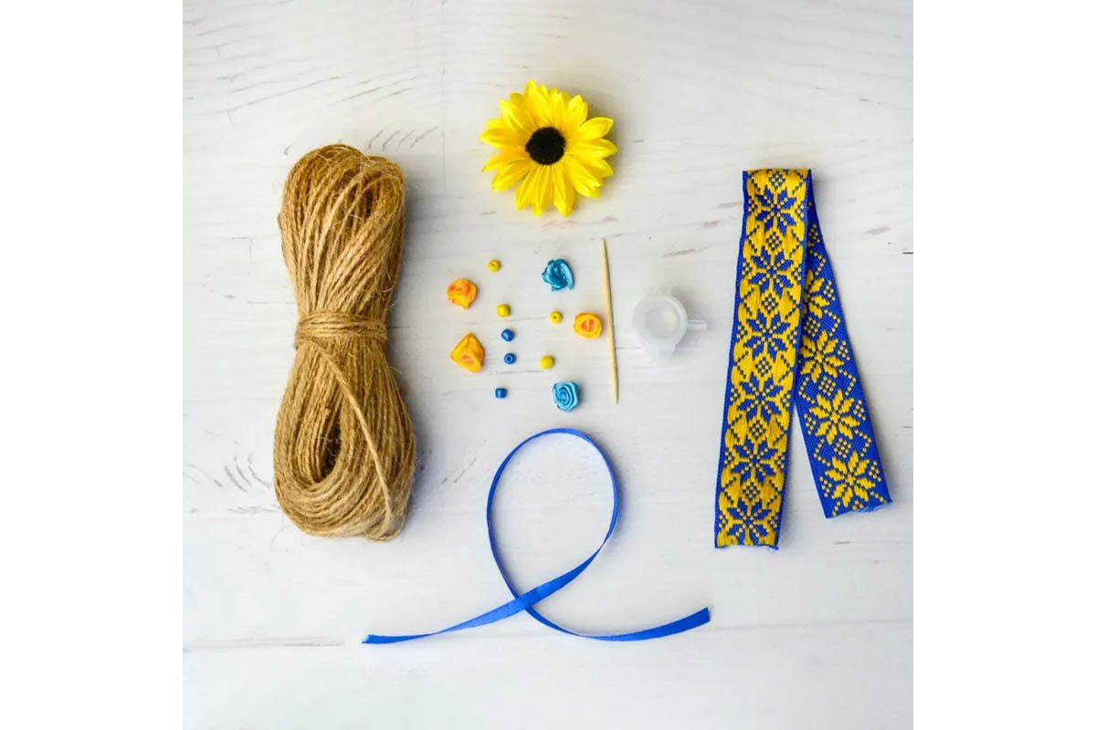 Набор для творчества Кукла-мотанка "Солнечная" Умняшка НС-007 размер изделия 20-22 см