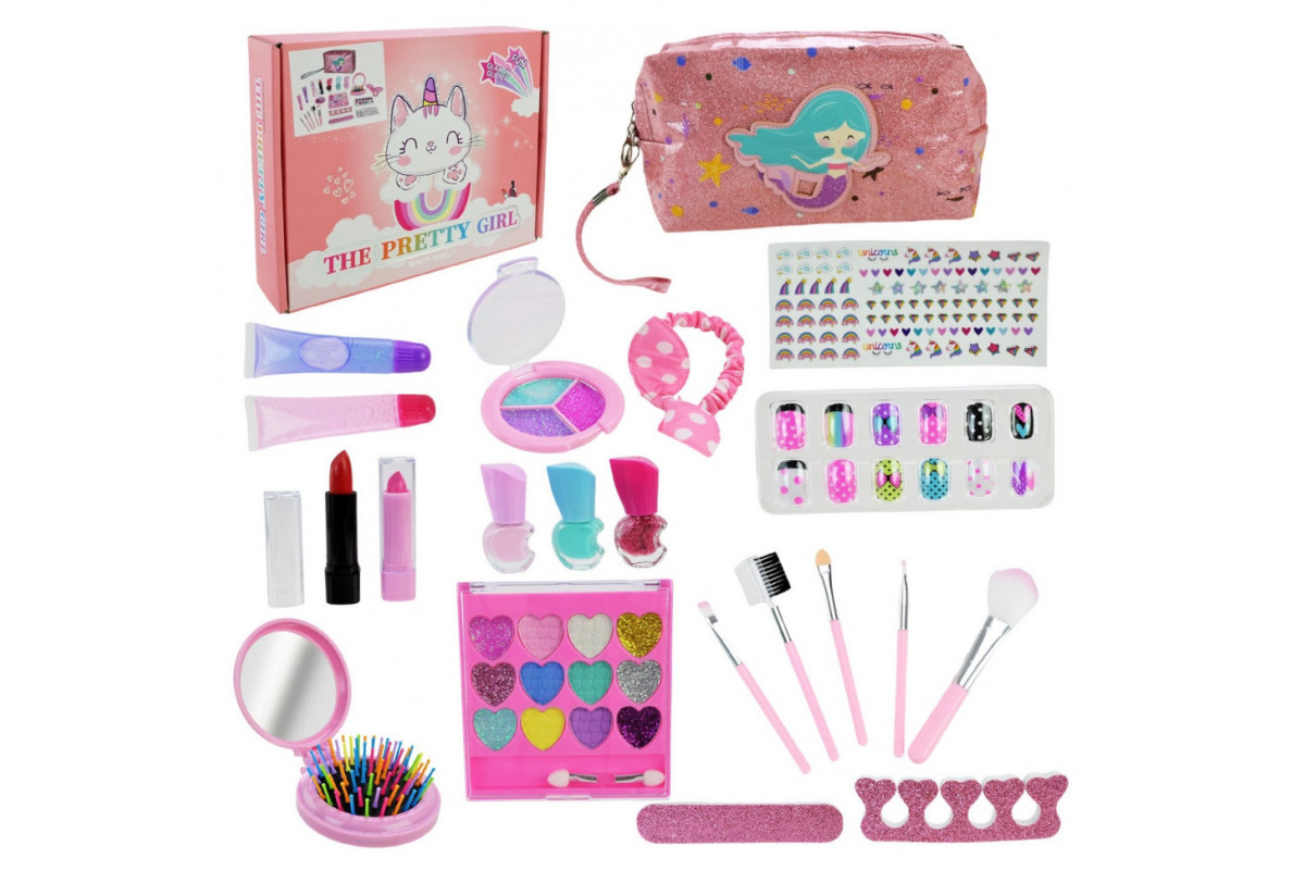 Дитячий набір косметики "The Pretty girl" 2605J-JY2405 лаки, тіні, помада