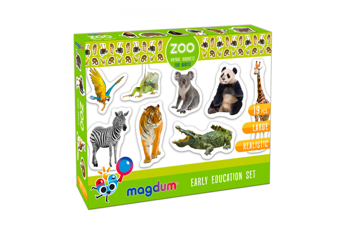 Набір магнітів Зоо 19шт ML4031-02 EN