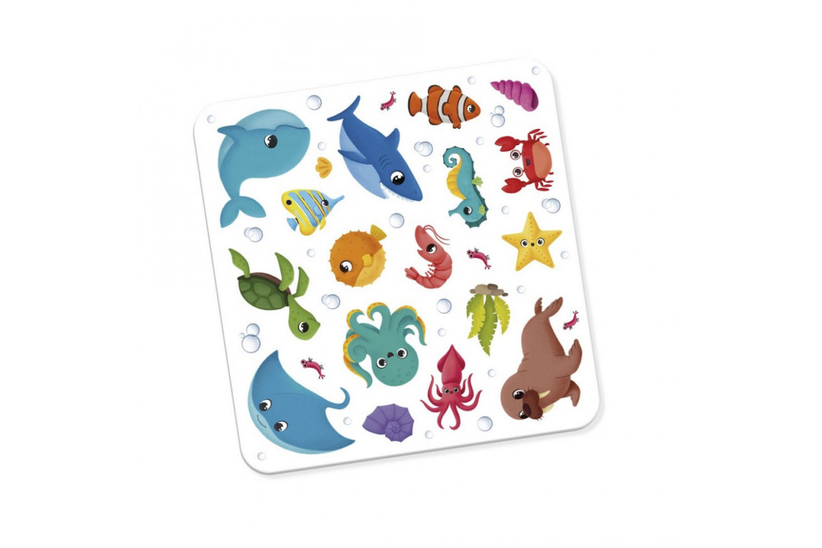 Набор для творчества "Морские обитатели" VT4206-47, 17 наклеек на планшетке