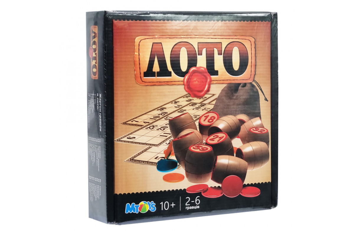 Настольная игра "Лото" L0001, от 10-ти лет