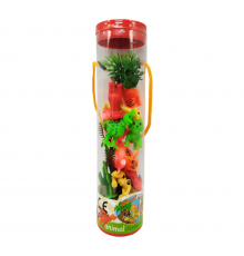 Детский набор животных в колбе Bambi 3801, 12 шт Домашние