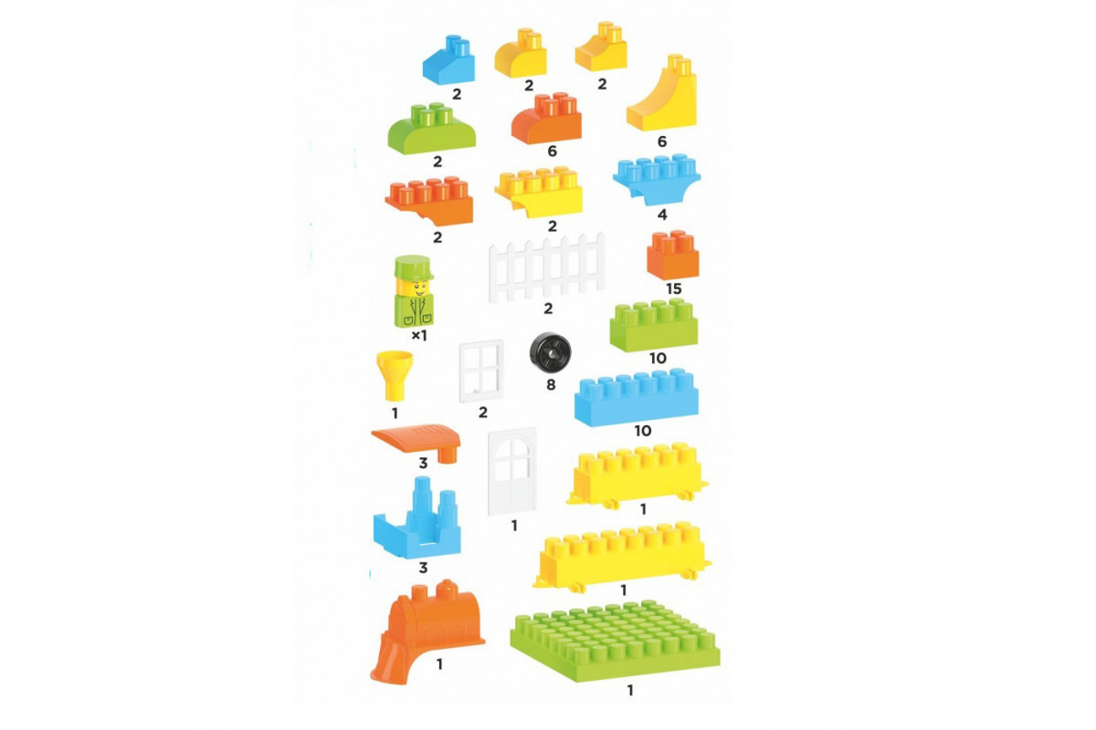 Игрушка "Конструктор ТехноК", арт.6573TXK 90 дет.