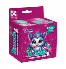 Детские пазлы с сюрпризом "Цветной дракончик" VT8030-05, 180 деталей