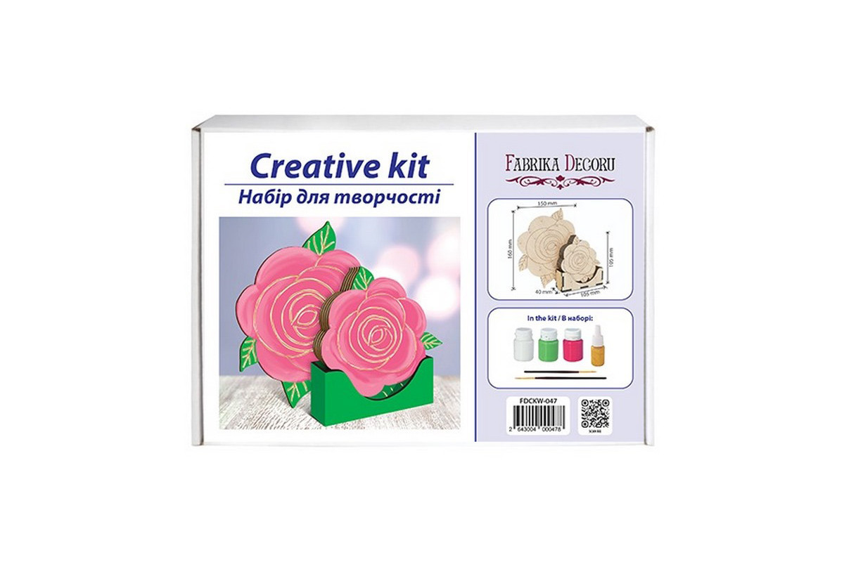 Дитячий набір для творчості "Roses" FDCKW-047
