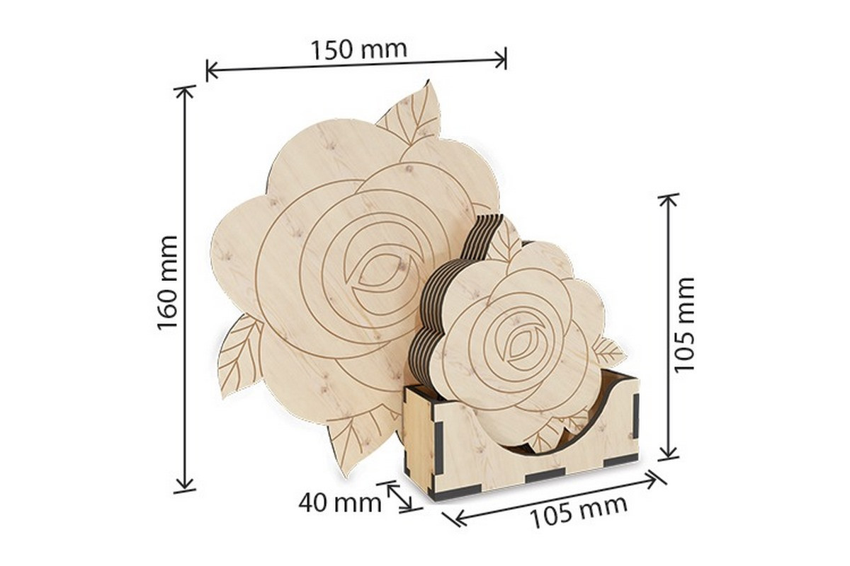 Дитячий набір для творчості "Roses" FDCKW-047