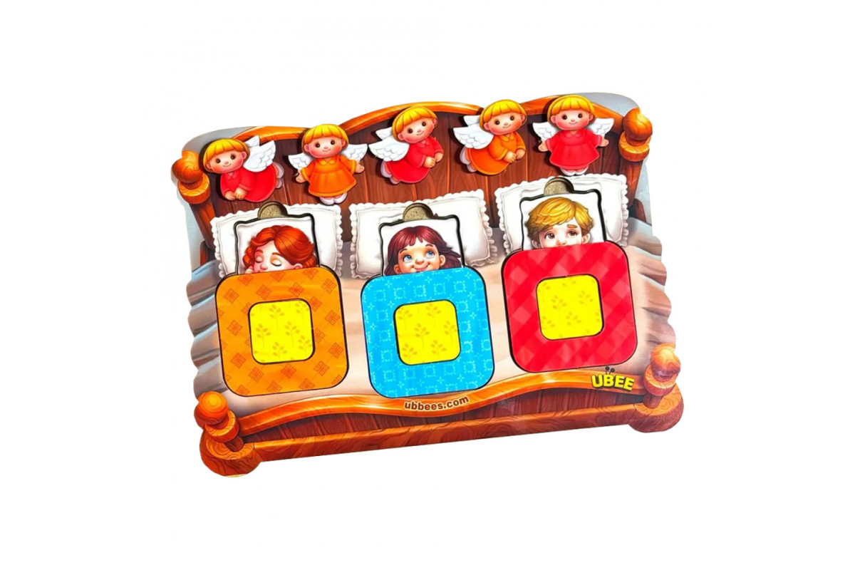 Дидактична гра для дітей "Малюки в ліжечку" PSD303 (ПСД303)