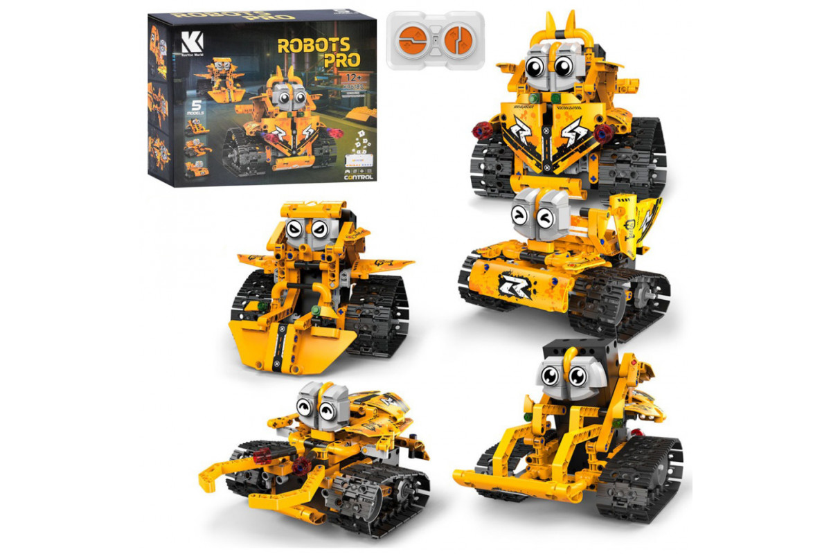 Конструктор дитячий на радіокеруванні 5 в 1 K96183 звук, світло