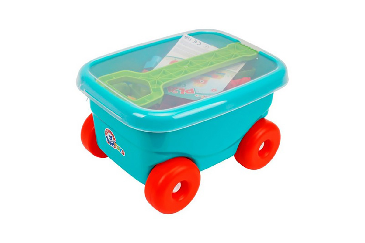 Детский конструктор "Тележка" 1393TXK 50 деталей