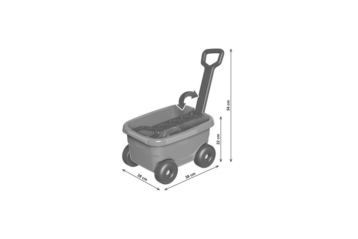 Детский конструктор "Тележка" 1393TXK 50 деталей