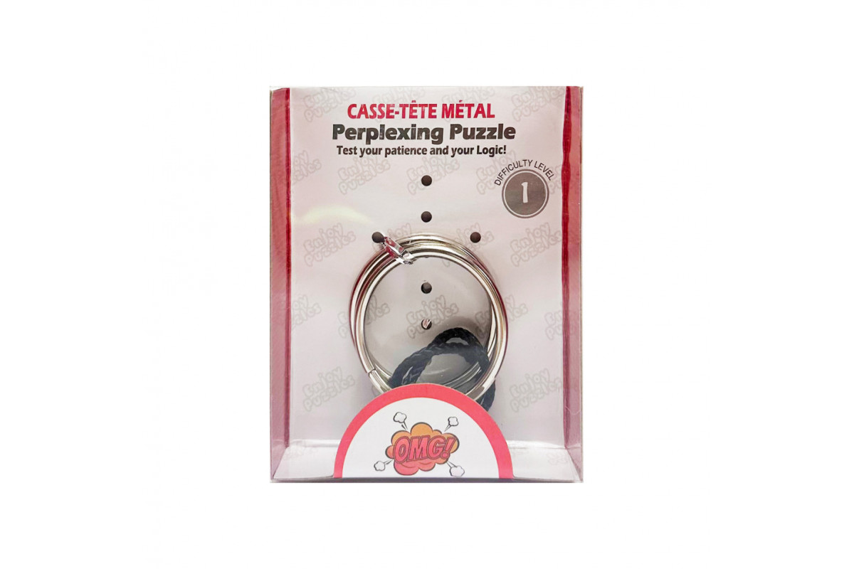 Металлическая головоломка "Perplexing puzzle" 5562D-9, 1 сложность