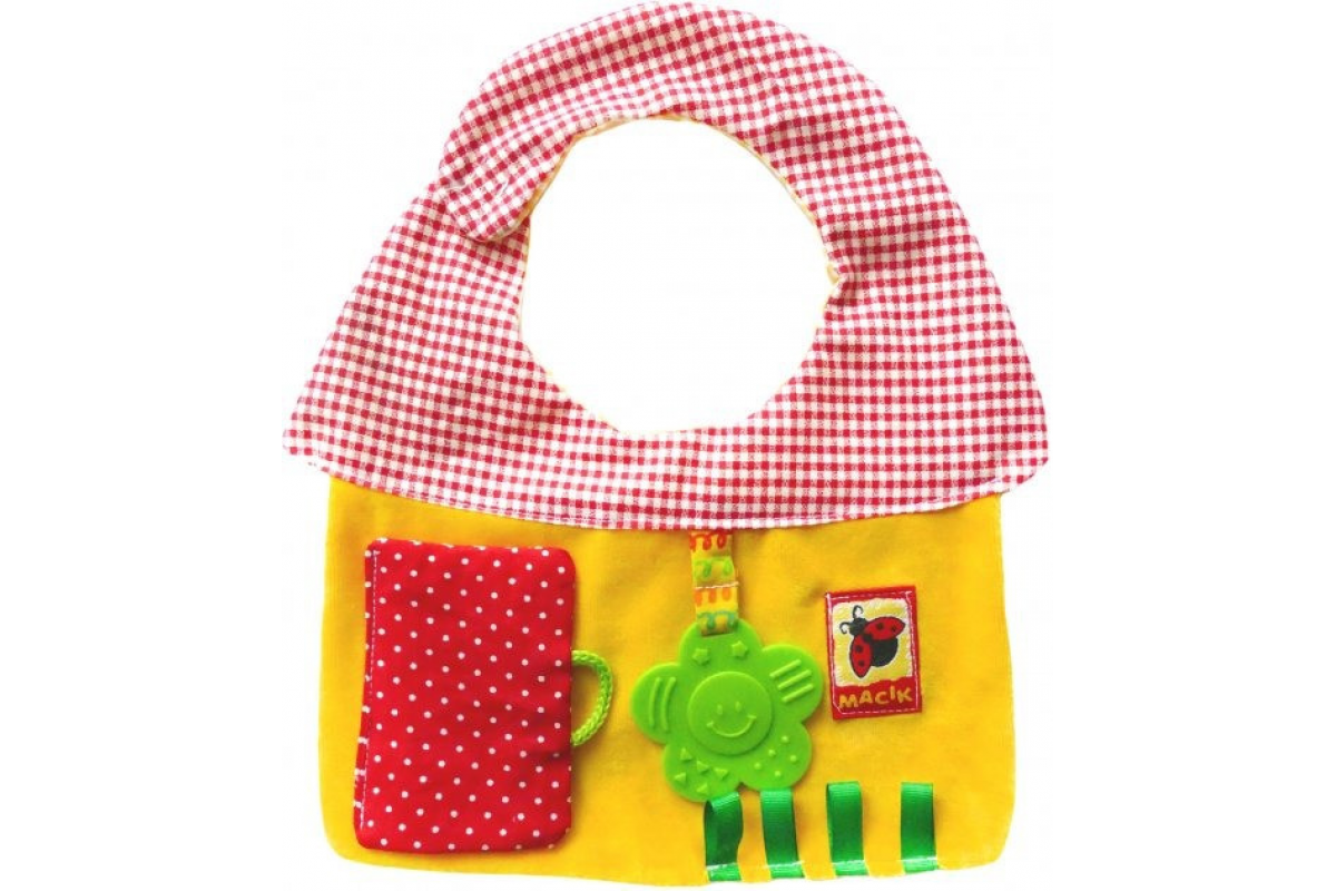 Слюнявчик "Домик" Mасік МС 170701-02 водонепроницаемый