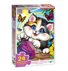 Пазл дитячий Веселе кошеня 88281, 24 великих елементи