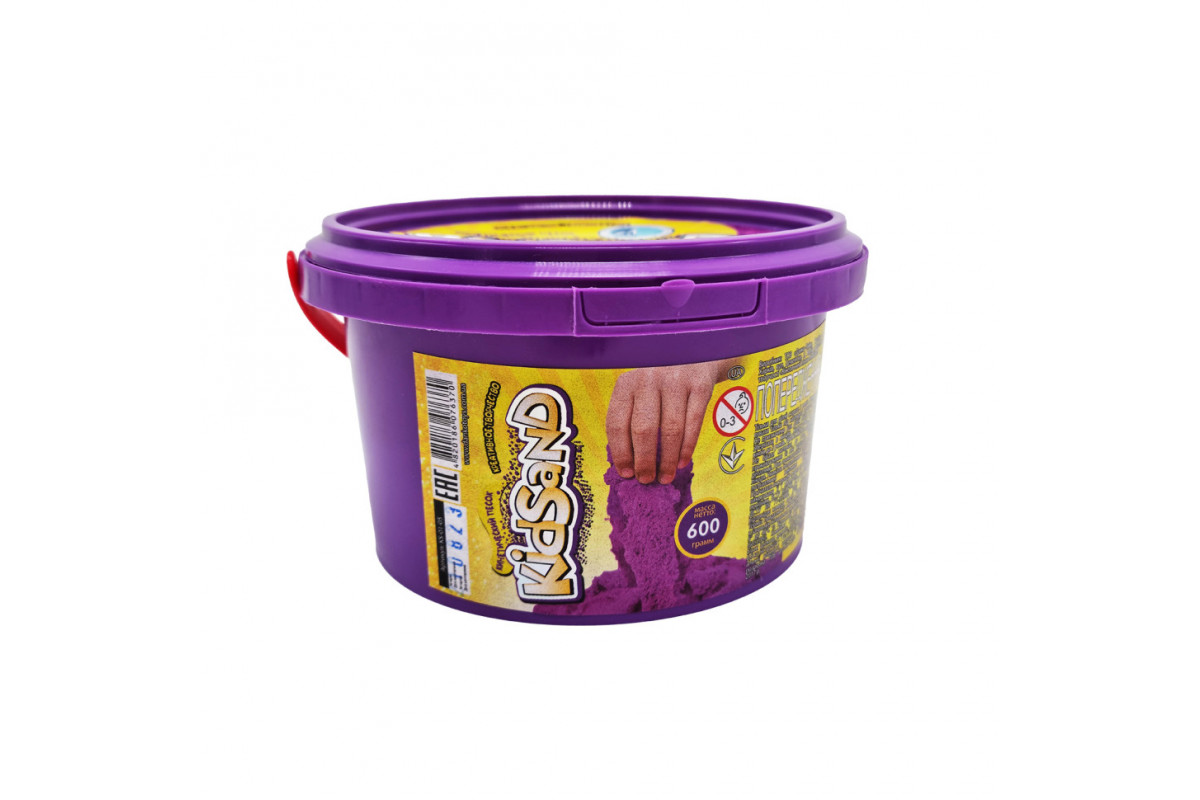 Креативна творчість "Кінетичний пісок "KidSand" KS-01-05, 600 гр Фіолетовий