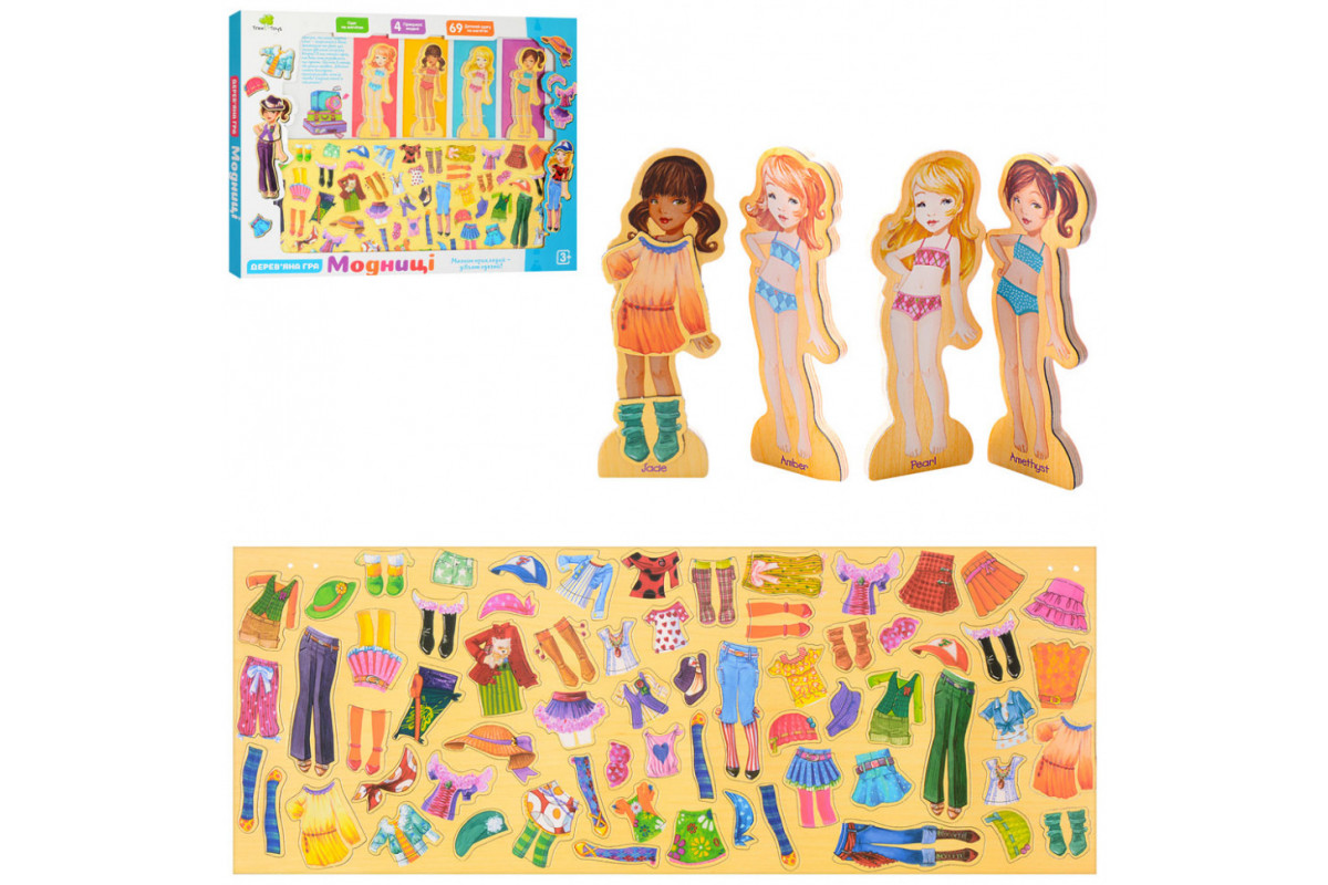 Детская игра Гардероб MD 1076 на магнитах