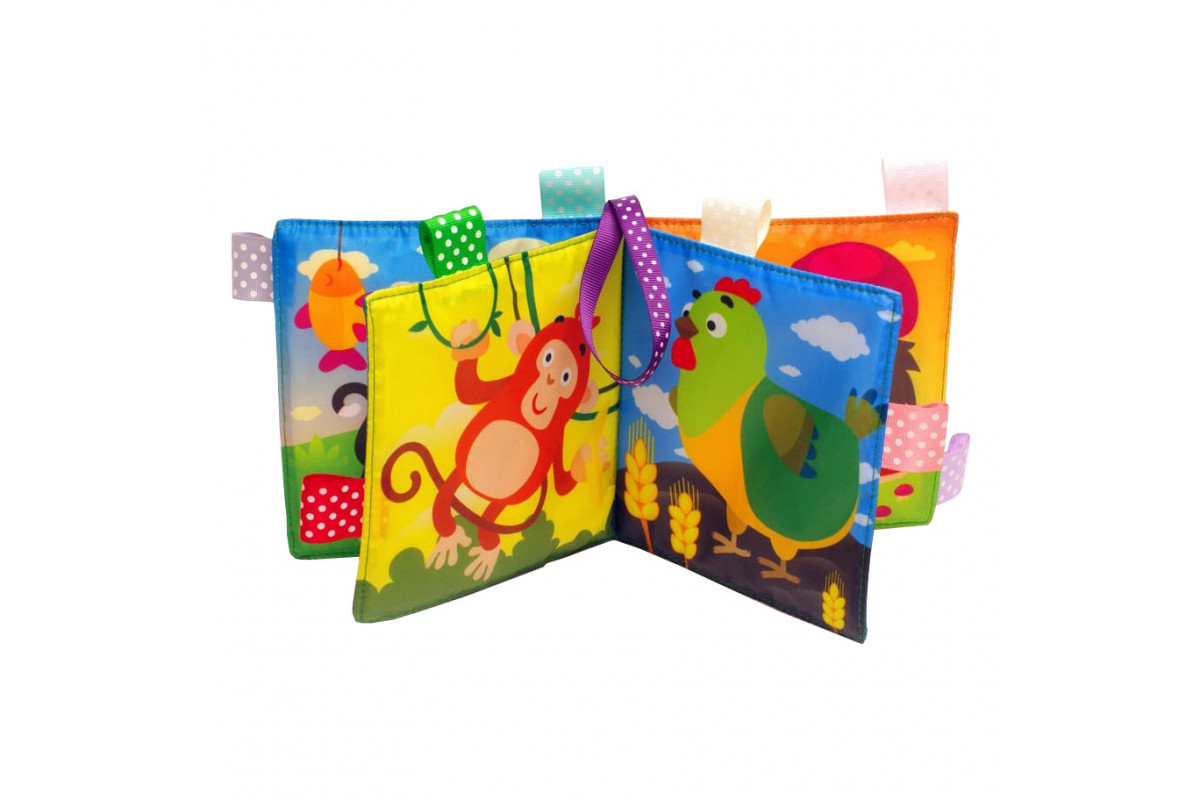 Мягкая книжка-пищалка "Кто что ест" Книжковий хмарочос 403792