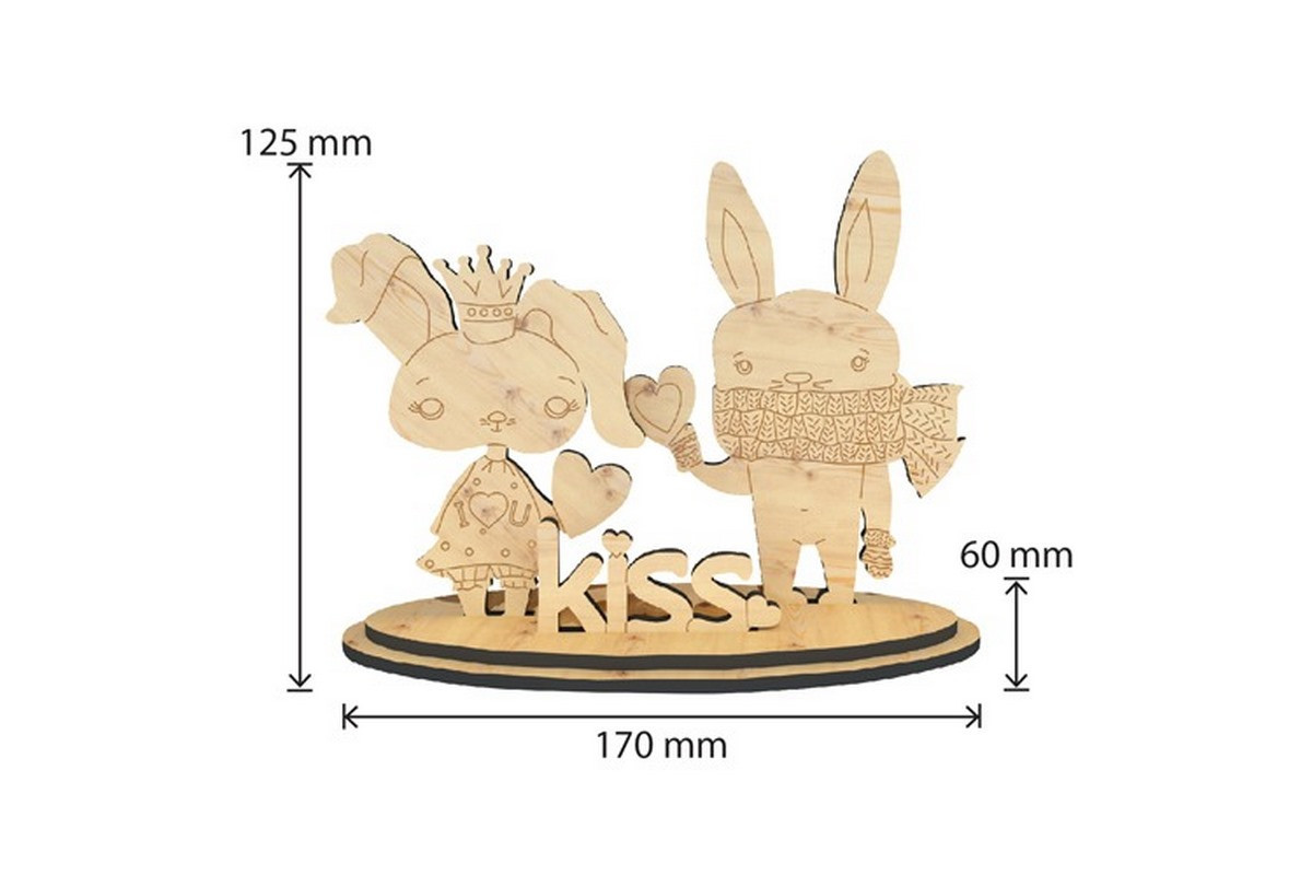 Детский набор для творчества "Можно поцеловать" FDCKW-045