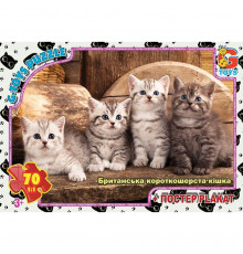 Пазлы детские "Домашние питомцы" AN146, 70 элементов