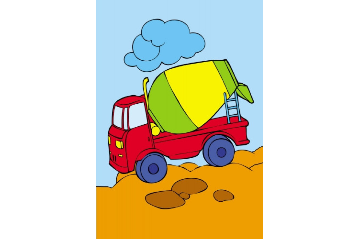 Дитяча розмальовка "Подивися і розфарбуй: Машинки" 628007