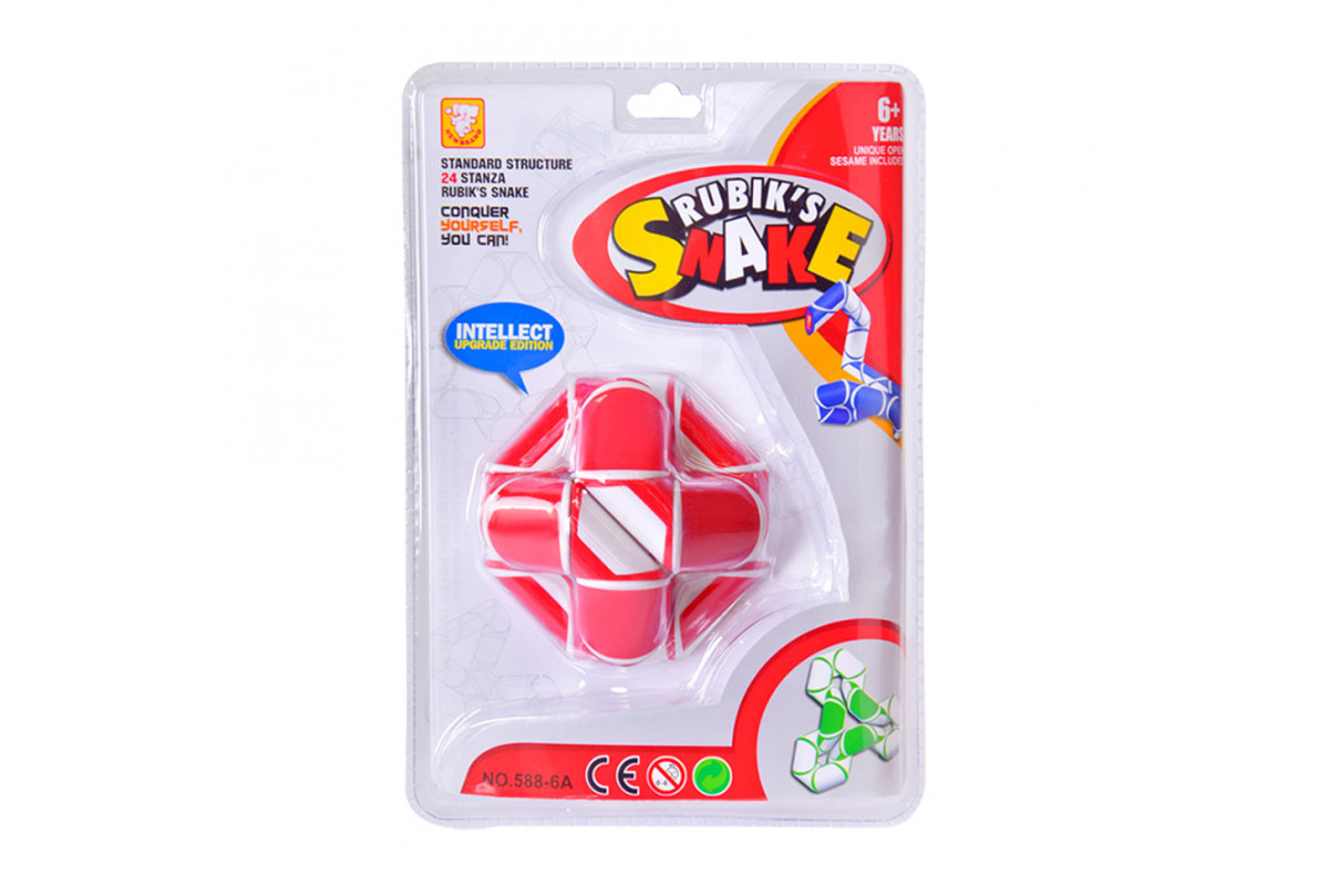 Головоломка логика-змейка Bambi 588-6A на планшетке Красный