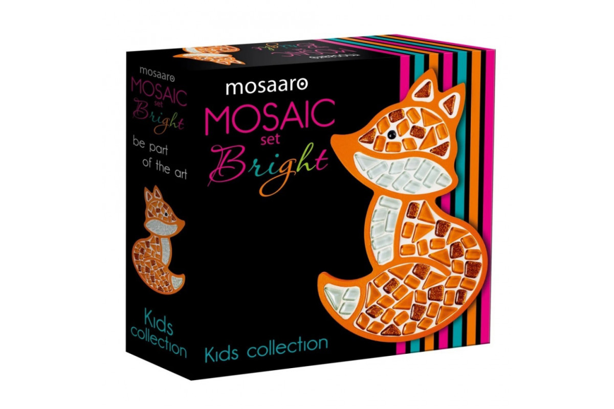 Детский набор для творчества хрустальная мозаика "Лиса" МА7002